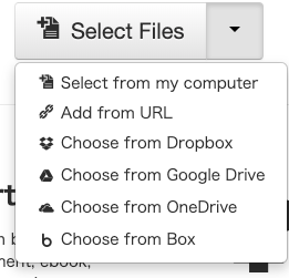 cloudconvertファイル選択